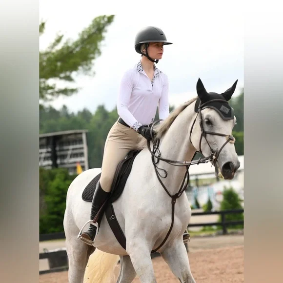 Essex Equestrian Show Shirt with Martini Glasses! XS, Excellent Condition! - Picture 2 of 15